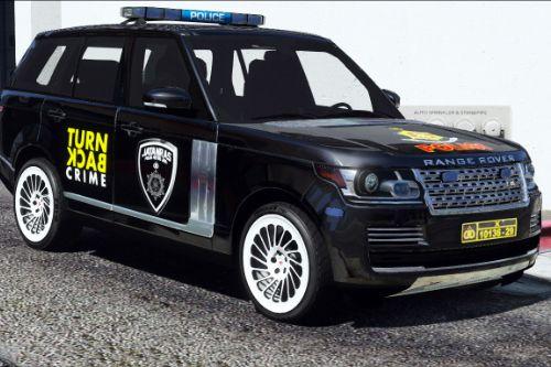Indonesian Police Jatanras Team Livery For Range Rover Vogue